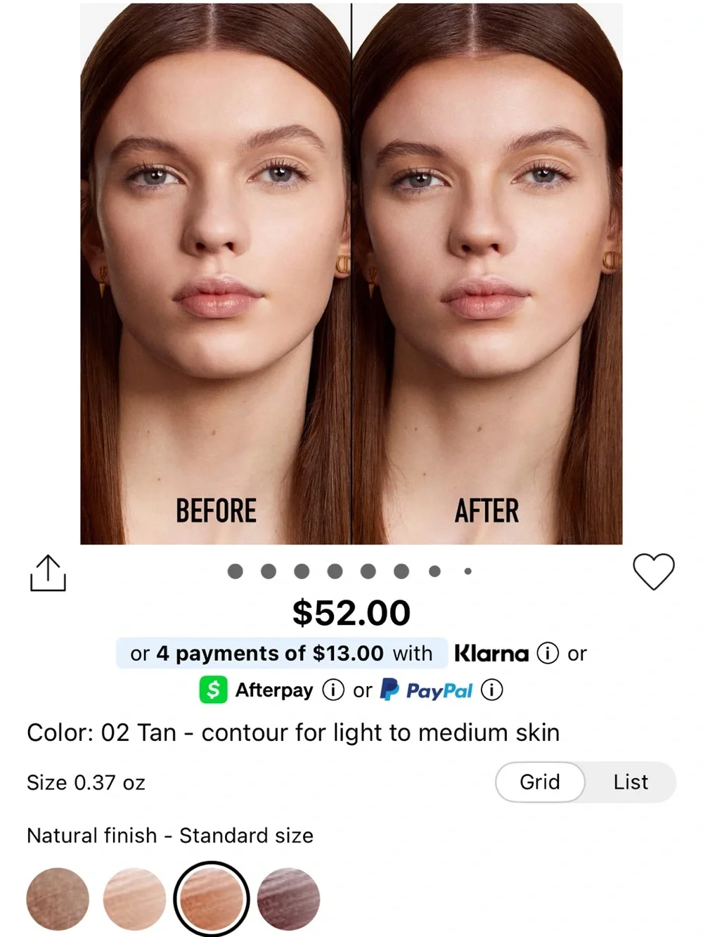 Dior cream bronzer